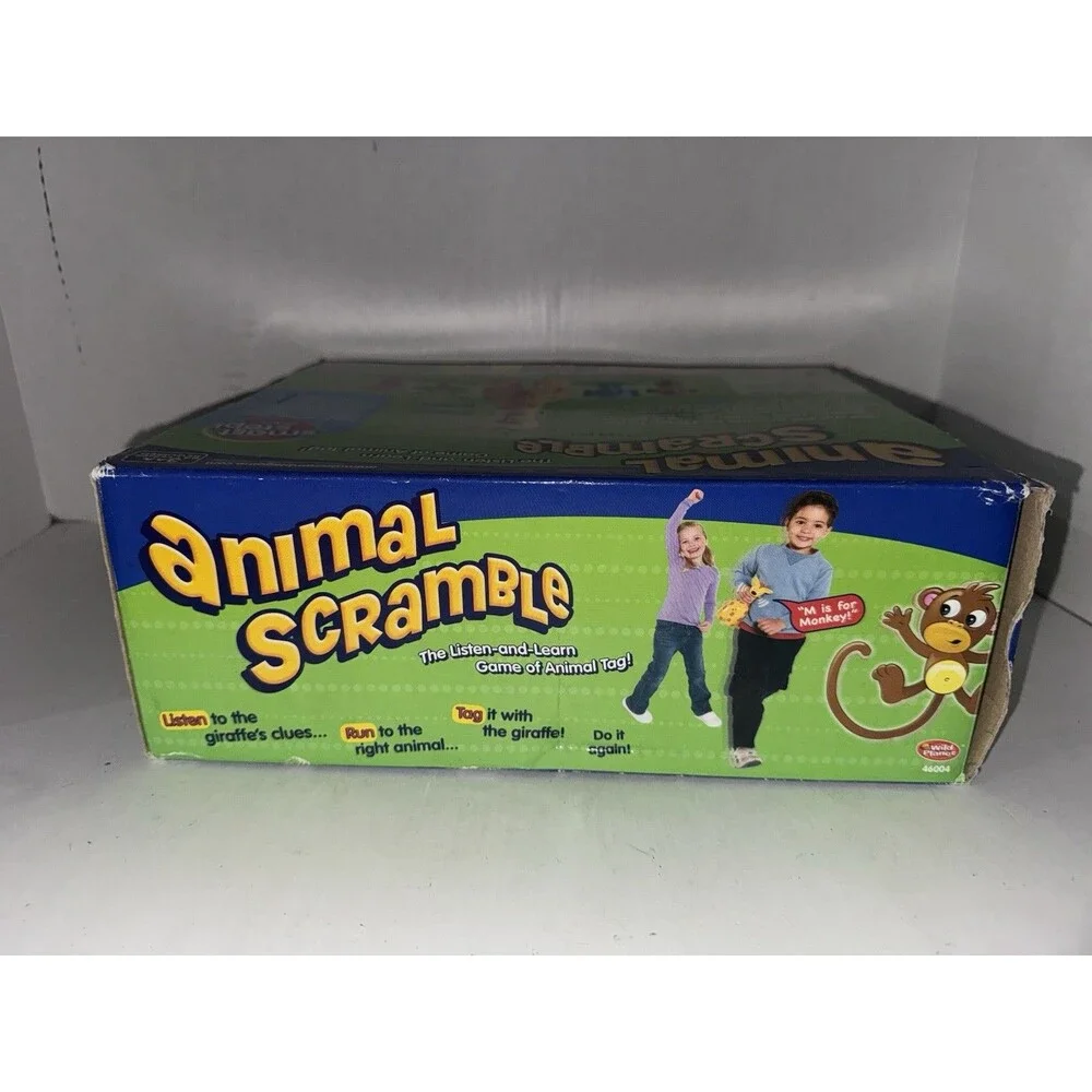 Wild Planet Animal Scramble Electronic Preschool Game 2007 NEW Open Box